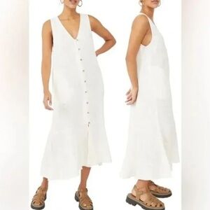 Valerie Sleeveless Cotton Maxi Dress